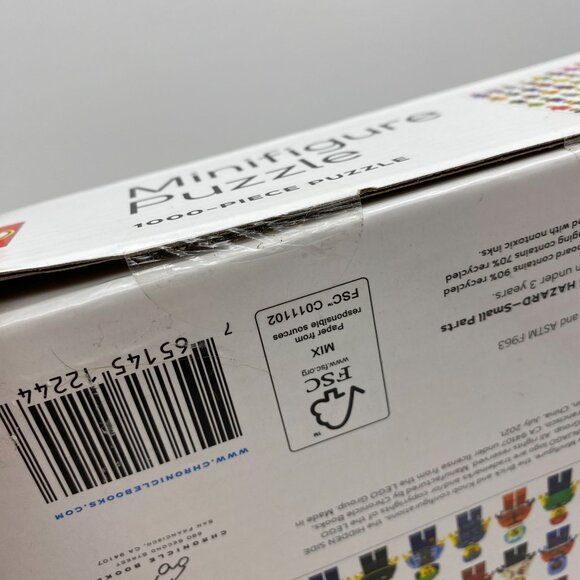 Lego Minifigure puzzle 1000 pieces sealed 25"x20" - Picture 4 of 7